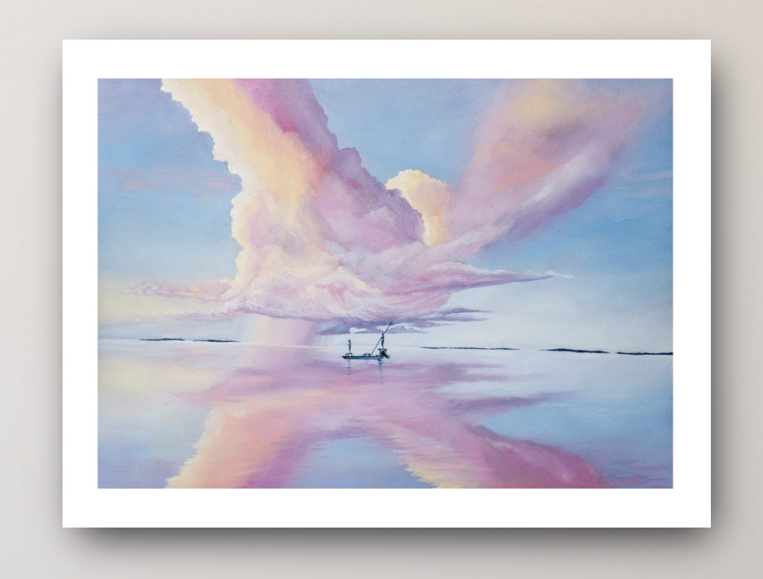 Framed "Stillness Between" 16x20
