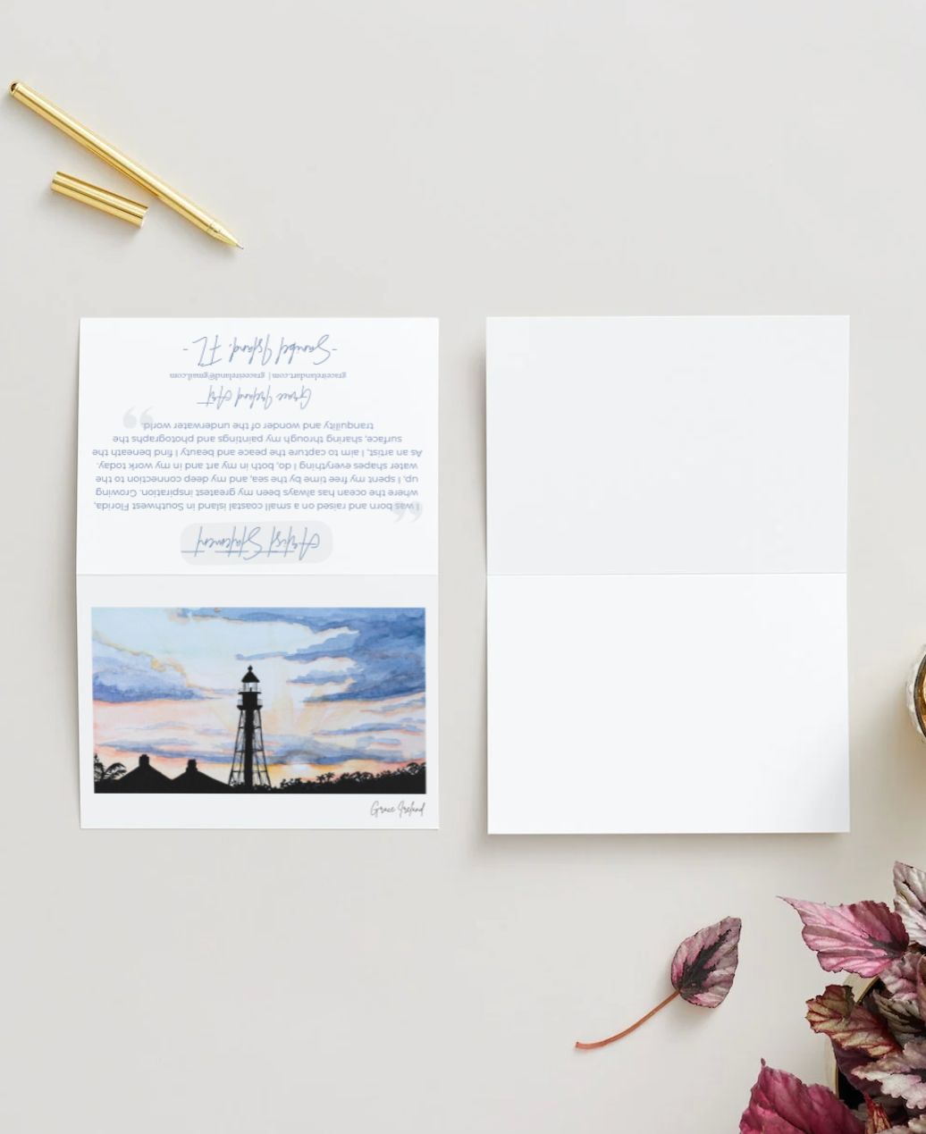 "Sanibel Sunset" Greeting Card