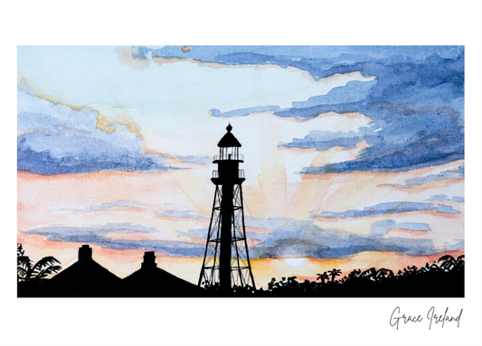 "Sanibel Sunset" Greeting Card